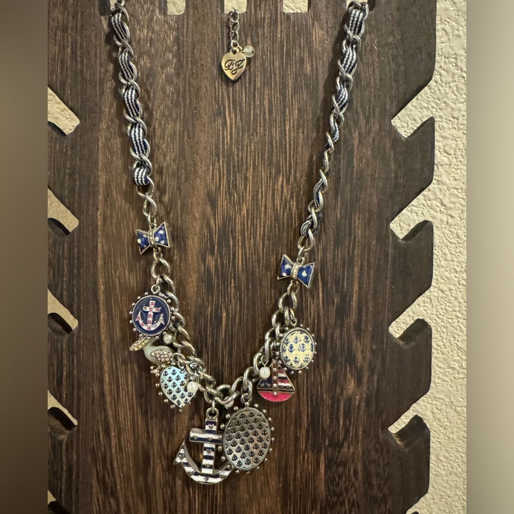 Betsey Johnson nautical necklace